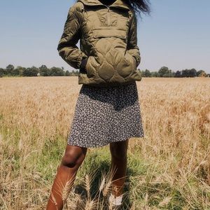 Madewell A-line Mini Skirt in Parisian Ditsy